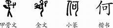 花的演变过程汉字